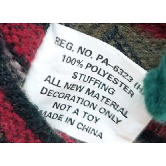 TJ Collection Black Bear Plush with Baby Bear 8'' Tall Decor Cabin Lodge - Picture 9 of 10